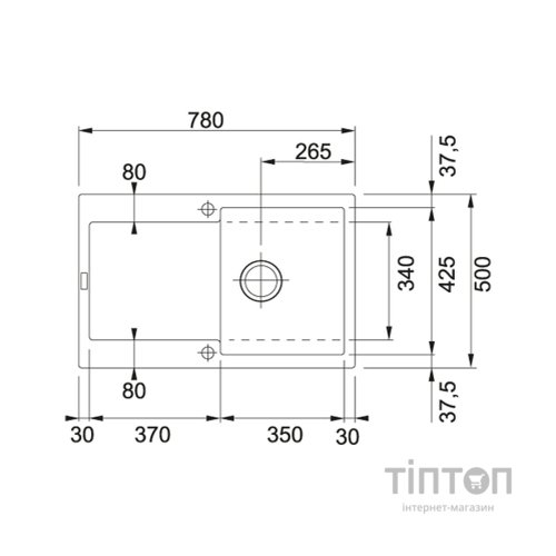 Мийка кухонна Franke 114.0565.117