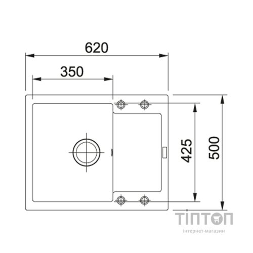 Мийка кухонна Franke 114.0631.437
