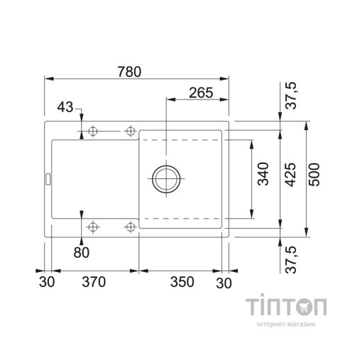 Мийка кухонна Franke 114.0631.439