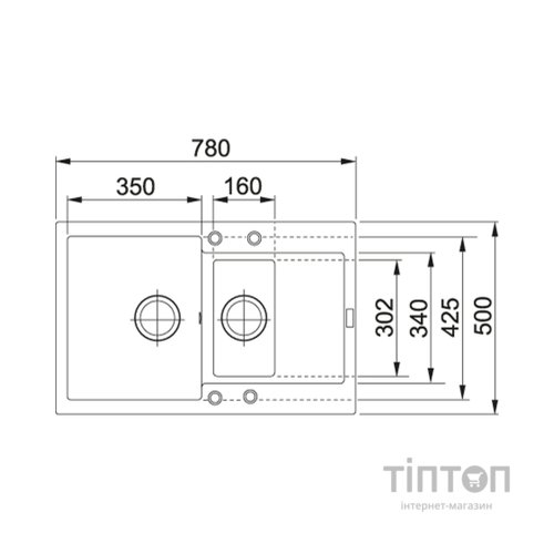 Мийка кухонна Franke 114.0631.461