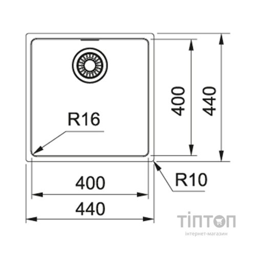 Мийка кухонна Franke 122.0598.646