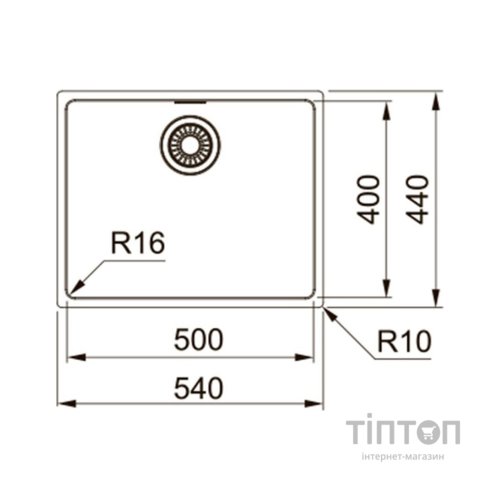 Мийка кухонна Franke 127.0598.747