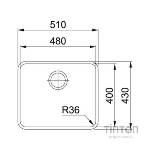 Мийка кухонна Franke Aton ANX 110-48/122.0204.649