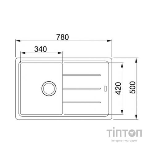Мийка кухонна Franke BASIS BFG 611-78 (114.0258.040)