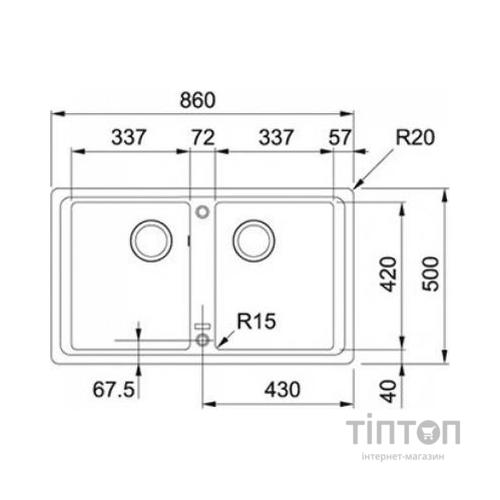 Мийка кухонна Franke Basis BFG 620 (114.0363.940)