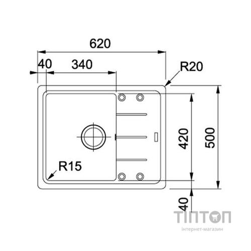Мийка кухонна Franke BFG 611-62 (114.0565.090)