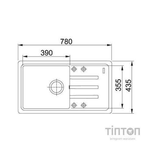 Мийка кухонна Franke BSG 611-78 (114.0575.041)