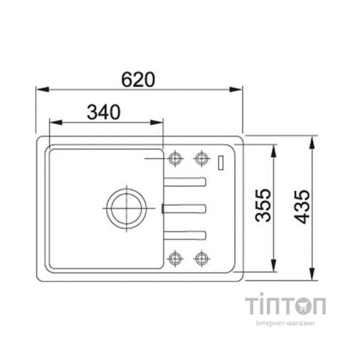 Мийка кухонна Franke MALTA BSG 611-62 (114.0375.045)