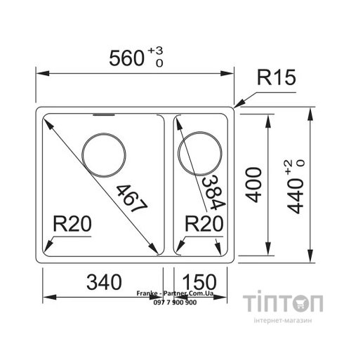 Мийка кухонна Franke Maris (125.0701.782)