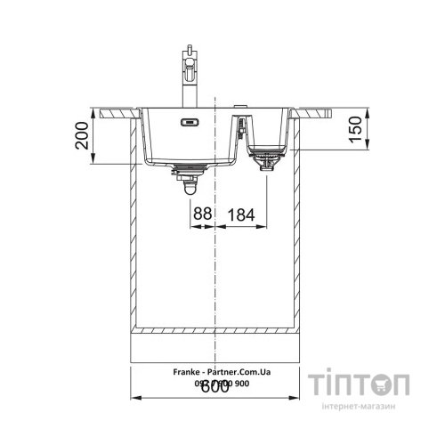 Мийка кухонна Franke Maris (125.0701.782)