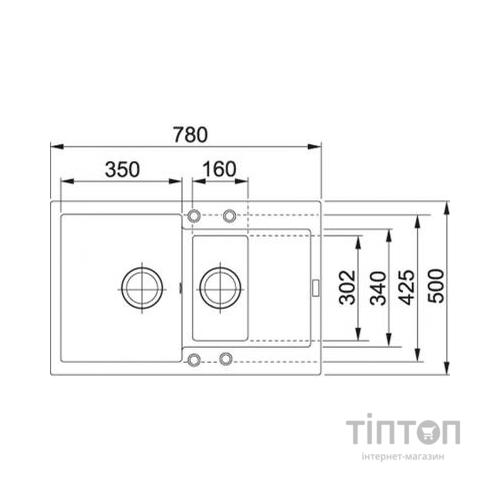 Мийка кухонна Franke Maris MRG 651-78 (114.0381.015)
