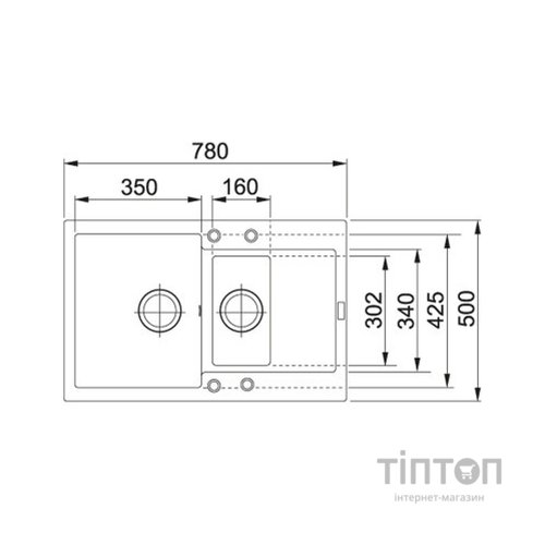 Мийка кухонна Franke Maris MRG 651-78 (114.0565.124)