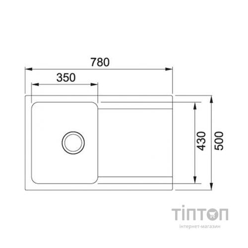 Мийка кухонна Franke Orion Tectonite OID 611-78 (114.0498.031)