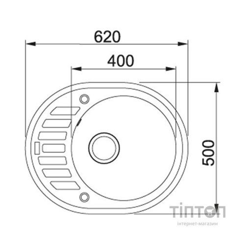 Мийка кухонна Franke RONDA ROG 611-62 (114.0251.445)