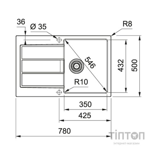 Мийка кухонна Franke Sirius 2.0 S2D 611-78/143.0621.190 (143.0621.190)