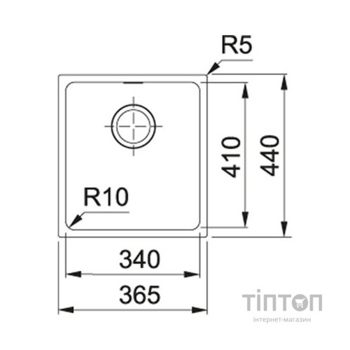 Мийка кухонна Franke Sirius SID 110-34 (144.0649.548)