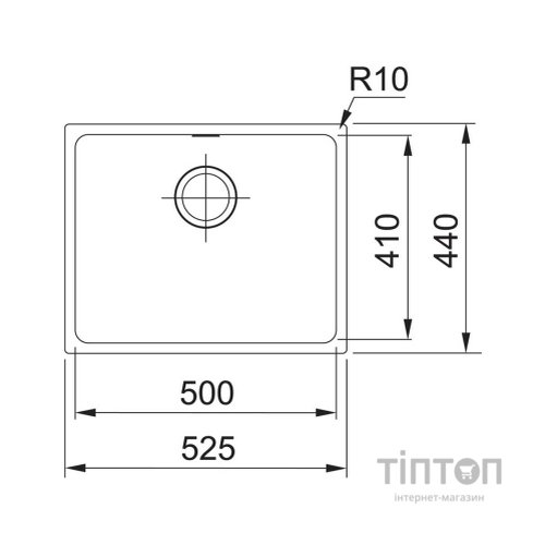Мийка кухонна Franke SIRIUS SID 110-50 (125.0395.602)