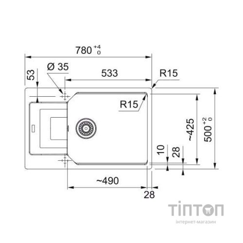 Мийка кухонна Franke Urban (114.0701.799)