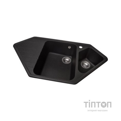 Мийка кухонна GRANADO IBIZA black shine (gr1801)