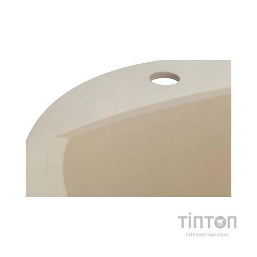 Мийка кухонна GRANADO RONDA ivory з сифоном (470*490mm.) (gr2204)