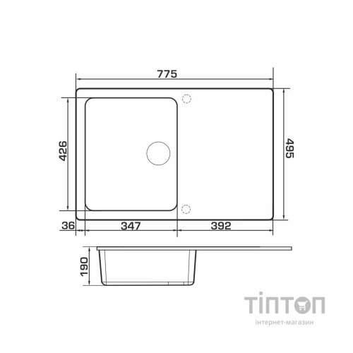 Мийка кухонна GRANADO VIGO avena (gr1402)
