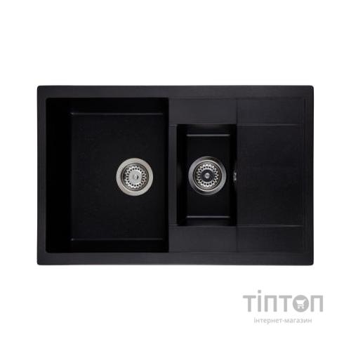 Мийка кухонна Interline STYLE black