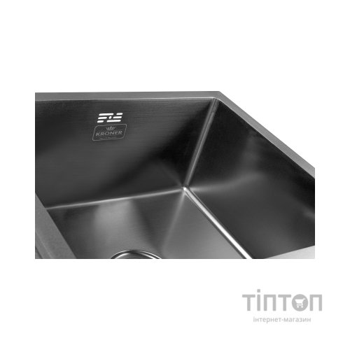 Мийка кухонна Kroner Schwarze-4843HM (CV022792)