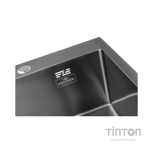 Мийка кухонна Kroner Schwarze-5050HM (CV022793)