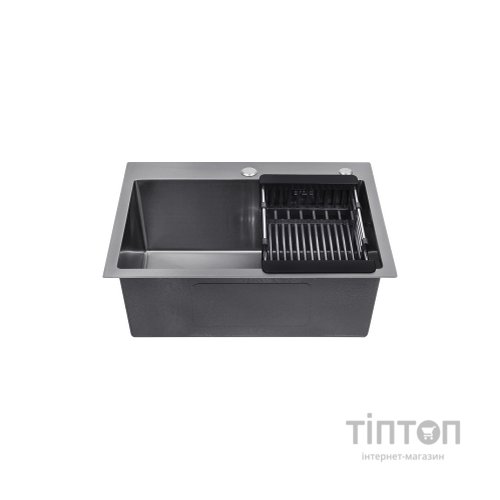 Мийка кухонна Kroner Schwarze-5843HM (CV022794)