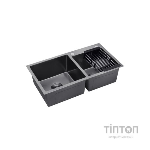 Мийка кухонна Kroner Schwarze-7843ZHM (CV022797)