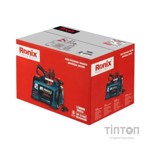 Мийка високого тиску Ronix 1400Вт, 100Bar (RP-U100C)