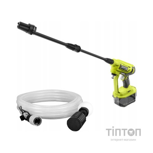 Мийка високого тиску Ryobi низького тиску RY18PW22A-0, 18В ONE+, 22бар, 182 л/год. (без АКБ та ЗП) (5133004570)
