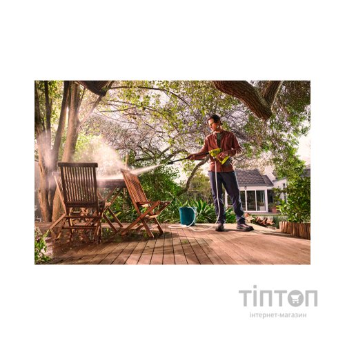 Мийка високого тиску Ryobi низького тиску RY18PW22A-0, 18В ONE+, 22бар, 182 л/год. (без АКБ та ЗП) (5133004570)