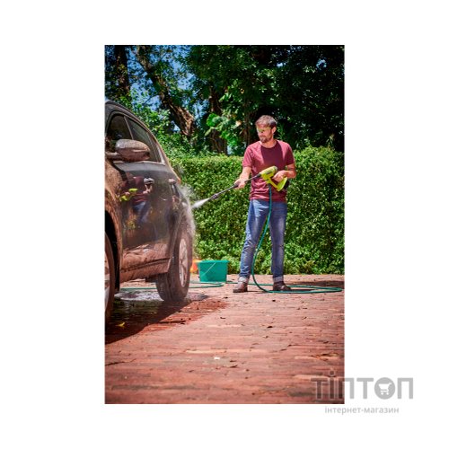 Мийка високого тиску Ryobi низького тиску RY18PW22A-0, 18В ONE+, 22бар, 182 л/год. (без АКБ та ЗП) (5133004570)