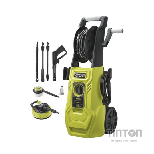 Мийка високого тиску Ryobi RY150PWA, 2000Вт, 150Бар, 450 л/год (5133005371)