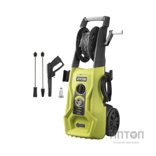 Мийка високого тиску Ryobi RY170PWA, 2500Вт, 170Бар, 470 л/год (5133005373)