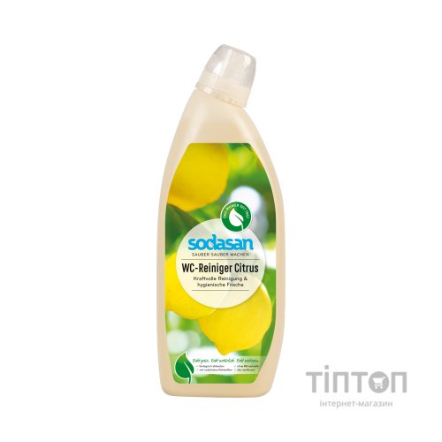 Миюча рідина для прибирання Sodasan для туалету 750мл (4019886020008)