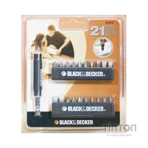Набір біт Black&Decker A7074-XJ, 21 предмет