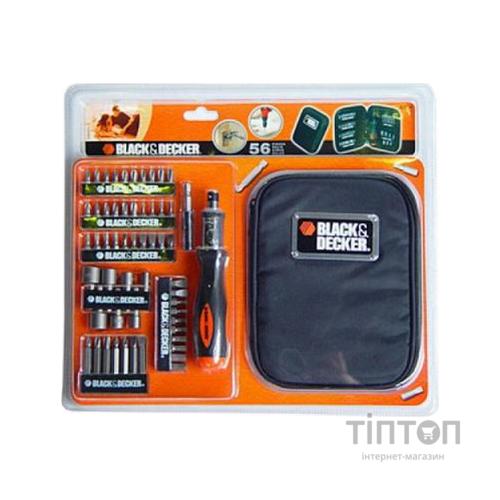 Набір біт Black&Decker A7104-XJ, 56 предметів