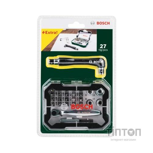 Набір біт Bosch Promobasket Set 19 шт + держатель + трещетка (2.607.017.392)