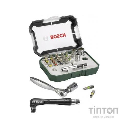 Набір біт Bosch Promobasket Set 19 шт + держатель + трещетка (2.607.017.392)
