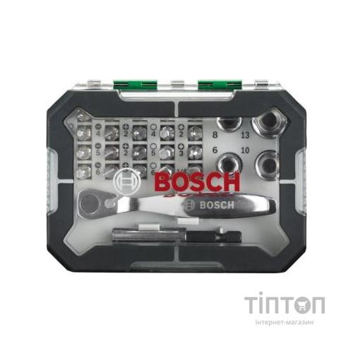 Набір біт Bosch Promobasket Set 19 шт + держатель + трещетка (2.607.017.392)