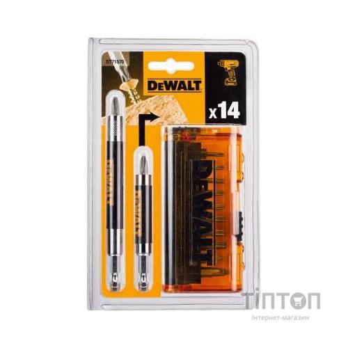Набір біт DeWALT бит, магнит. держателей, 14 предм. (DT71570)