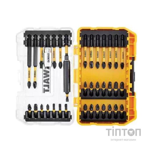 Набір біт DeWALT EXTREME FLEXTORQ, Phillips,Pozidriv, Torx, Pz1, L = 25, 57, 85 мм, 37 шт, кейс (DT70731T)