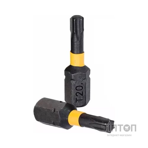 Набір біт DeWALT EXTREME FLEXTORQ, Torx, T20, L = 25 мм, 25 шт, кейс TOUGH CASE (DT70557T)