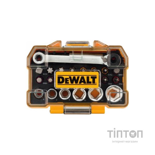 Набір біт DeWALT Hex,Torx, Philips, Pozidriv, L25 мм, 24 шт (DT71516)