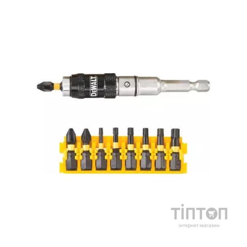 Набір біт DeWALT IMPACT TORSION, ударні, Torx, Philips, Pozidriv, L=25 мм, 10 шт (DT70578T)