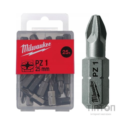 Набір біт Milwaukee PZ1, 25мм, 25шт (4932399589)