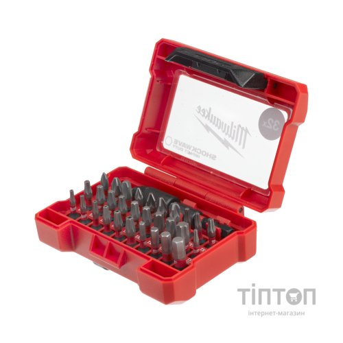 Набір біт Milwaukee SHOCKWAVE 32шт (4932464240)