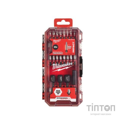 Набір біт Milwaukee SHOCKWAVE 35 шт. (4932492003)